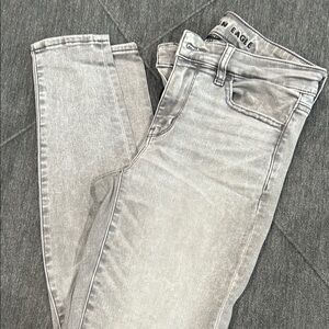 American Eagle Outfitters Women's Light Gray Jegging
